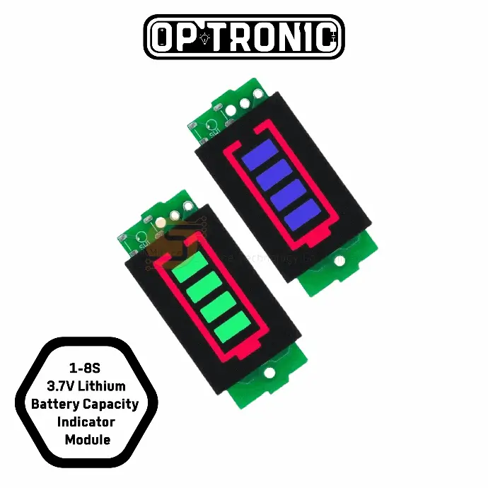 1-8S Lithium 3.7V battery capacity indicator module