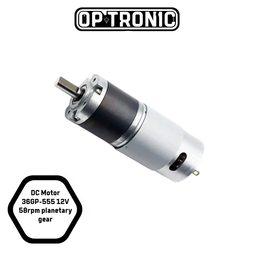 DC Motor 36GP-555 12V 58rpm planetary gear