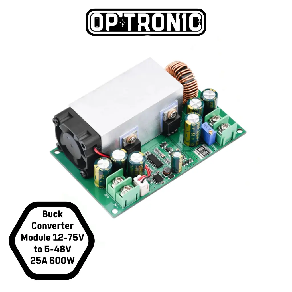 Buck Converter Module 12-75V to 5-48V 25A 600W  CV