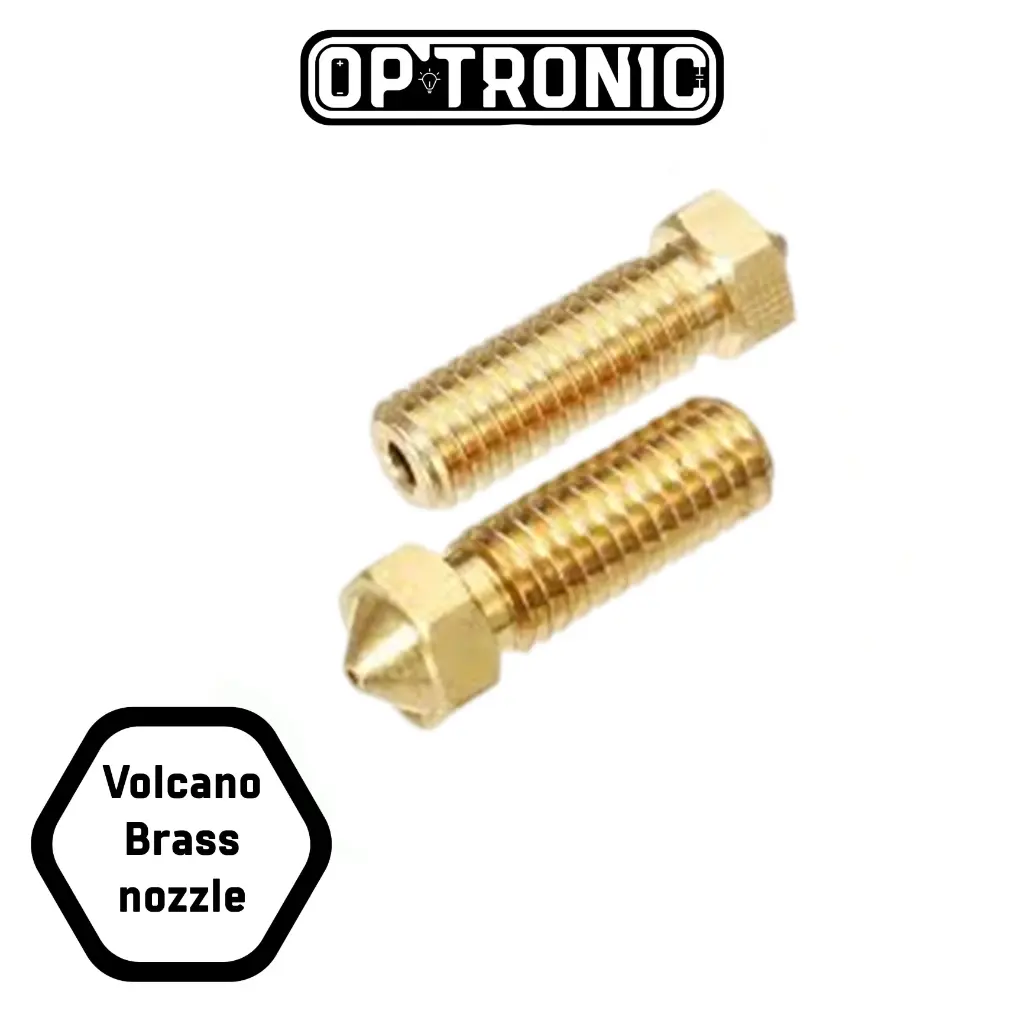 Volcano M6 3D printer brass nozzle 1.75mm/0.8mm