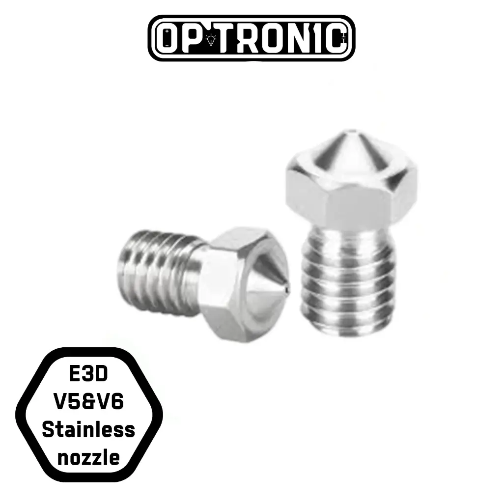 3D Printer E3D V5&V6 Extruder stainless steel Nozzle 1mm for 1.75mm