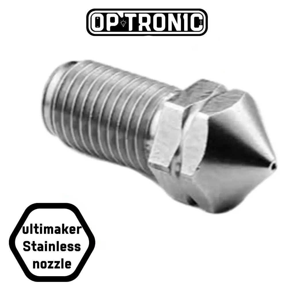 Ultimaker MK8 Stainless  Nozzle –M6 Thread, 1.75mm/0.5mm