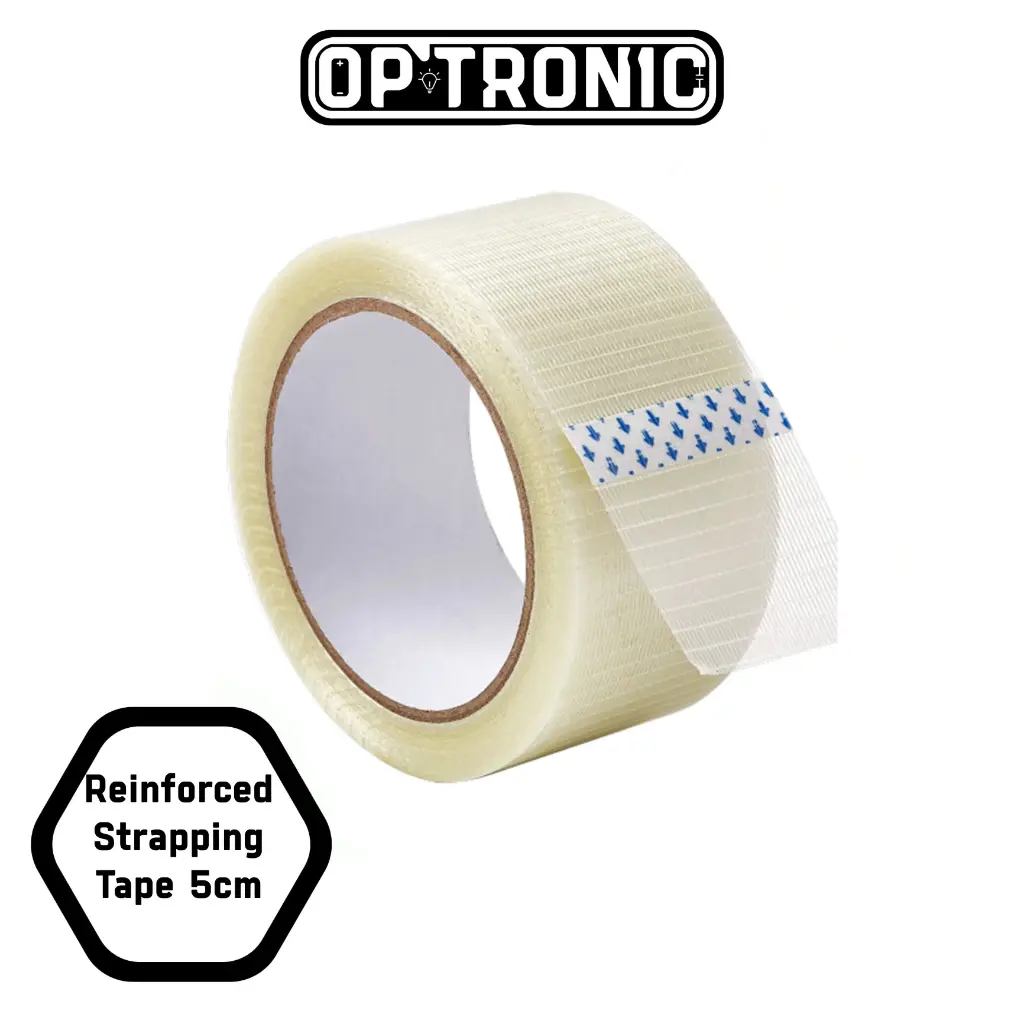Reinforced Strapping Hexayurt Tape  50Meter 5cm (لصق مسلح شبكي)