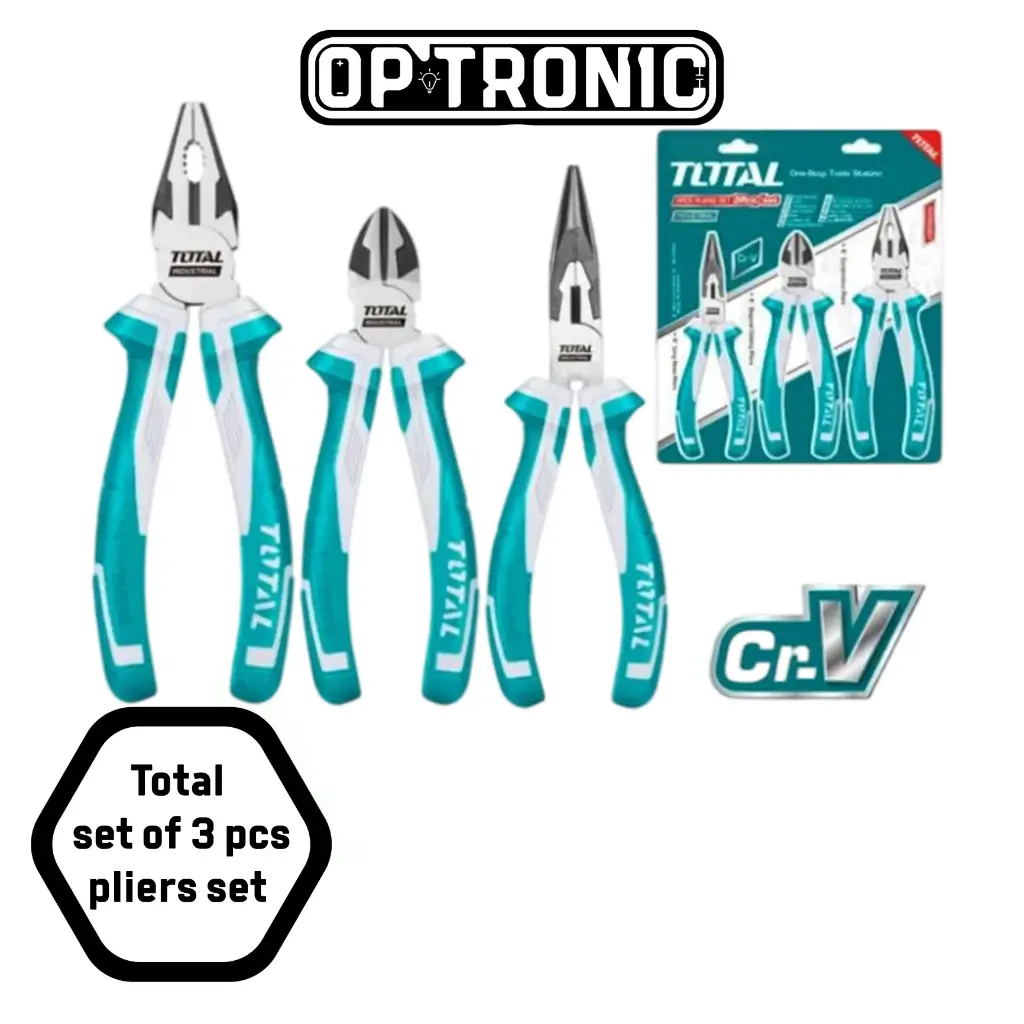 Total tht2k0301 set of 3 pcs pliers set