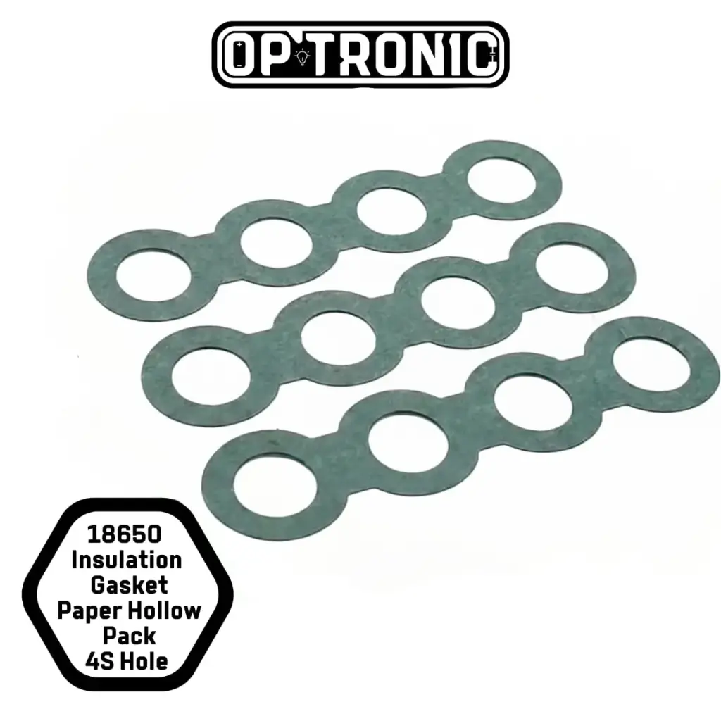 18650 Battery Insulation Gasket Paper Hollow Pack 4S Hole