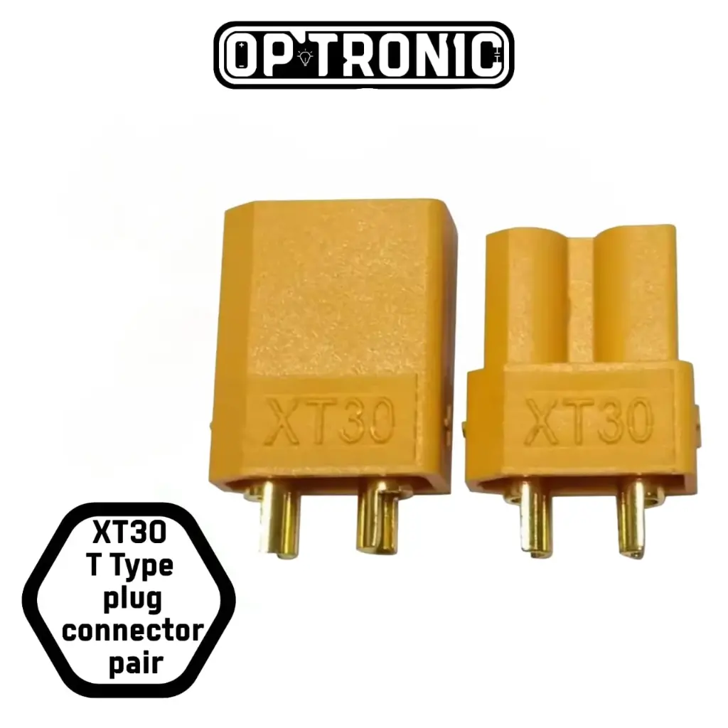 XT30 T Type plug connector (Female- male) pair