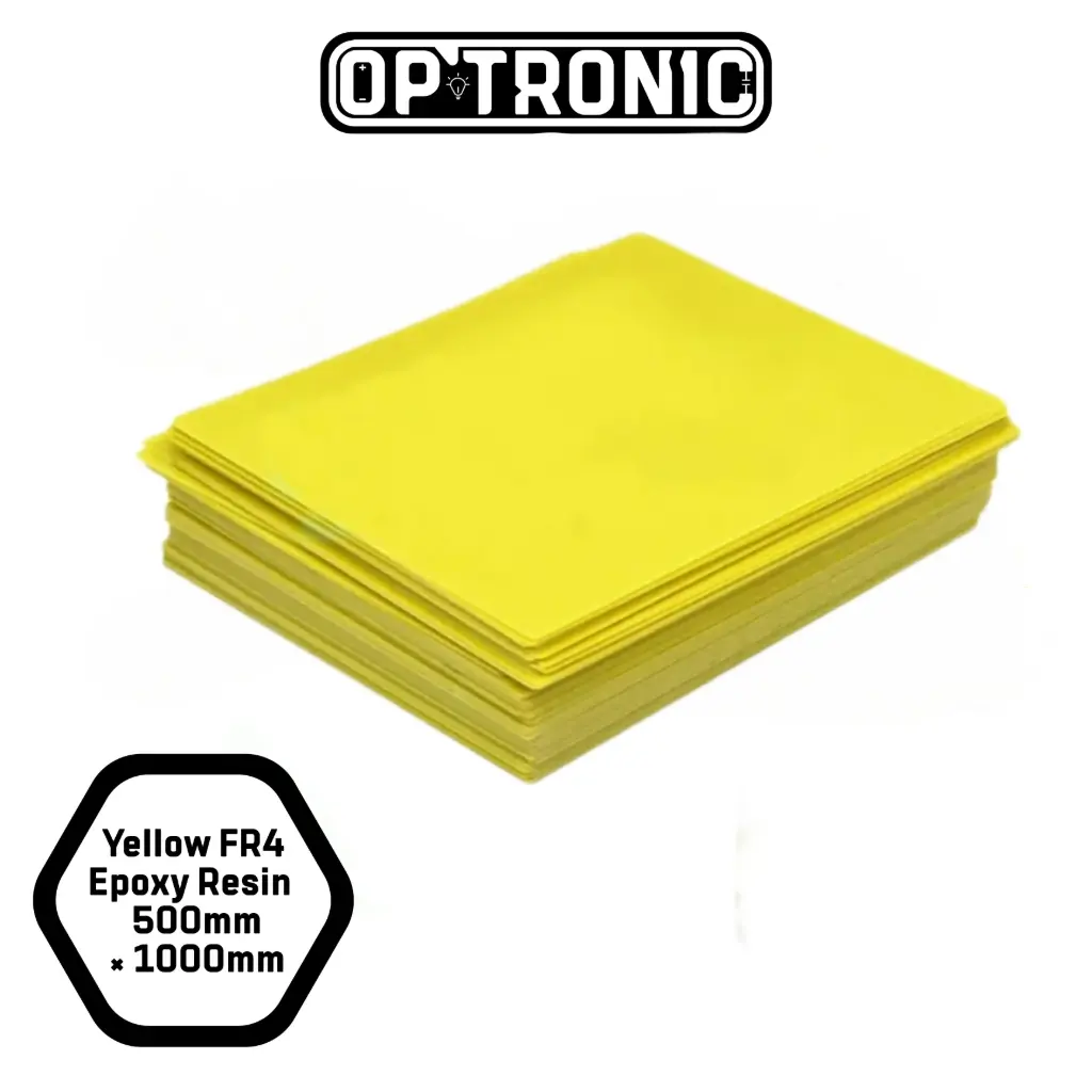 Epoxy Resin Insulation Board Yellow FR4 500mm × 1000mm