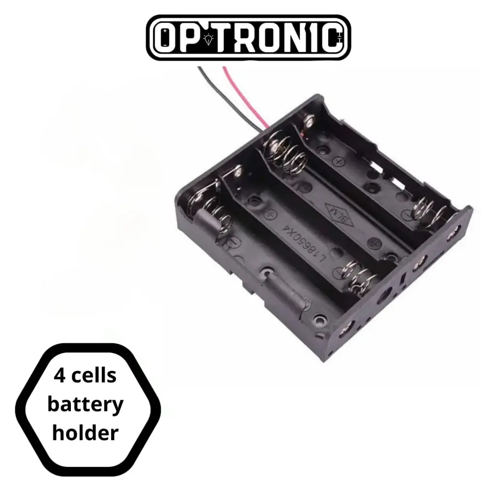 18650 Battery Holder – 4 Cells 16.8V
