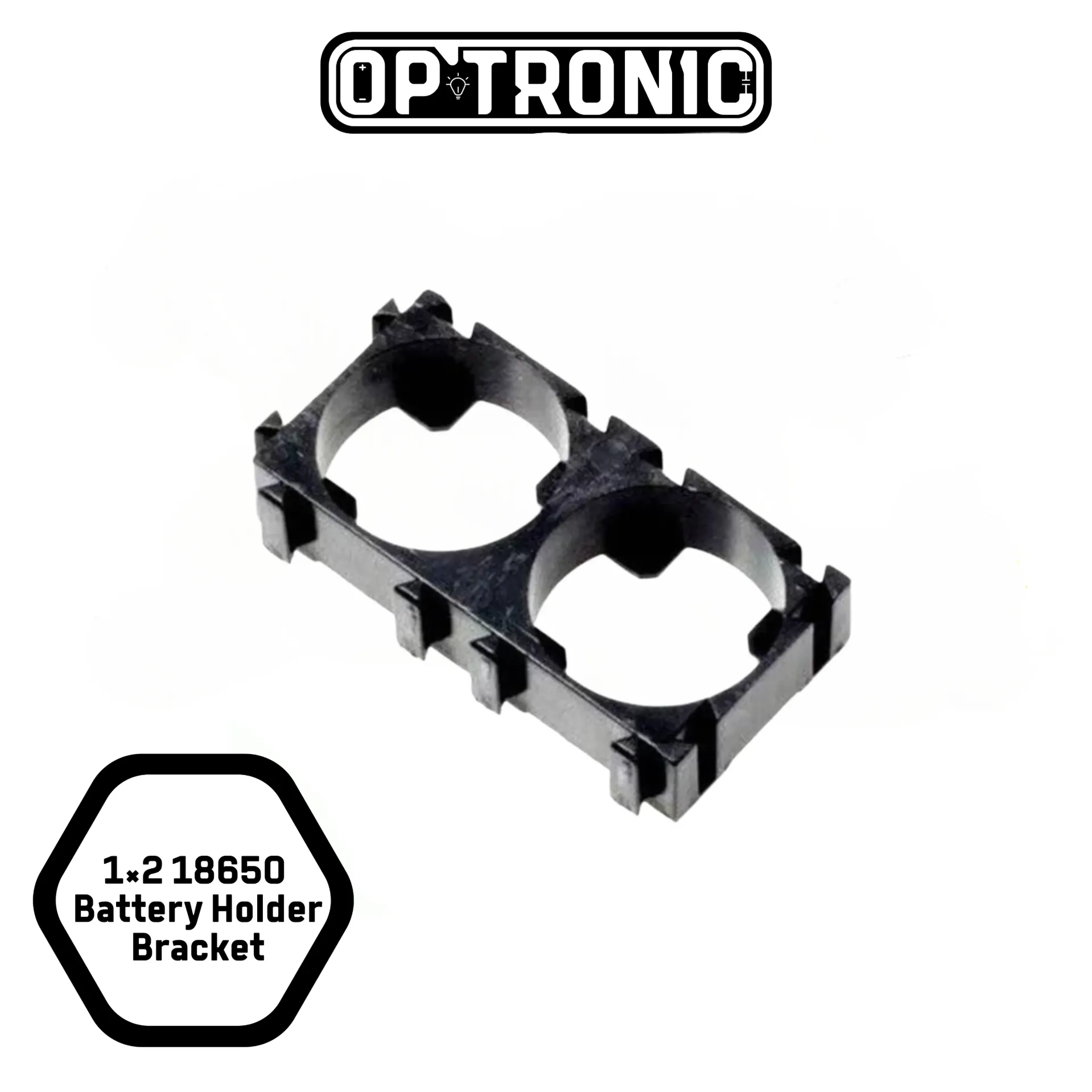 1×2 18650 Battery Holder Bracket