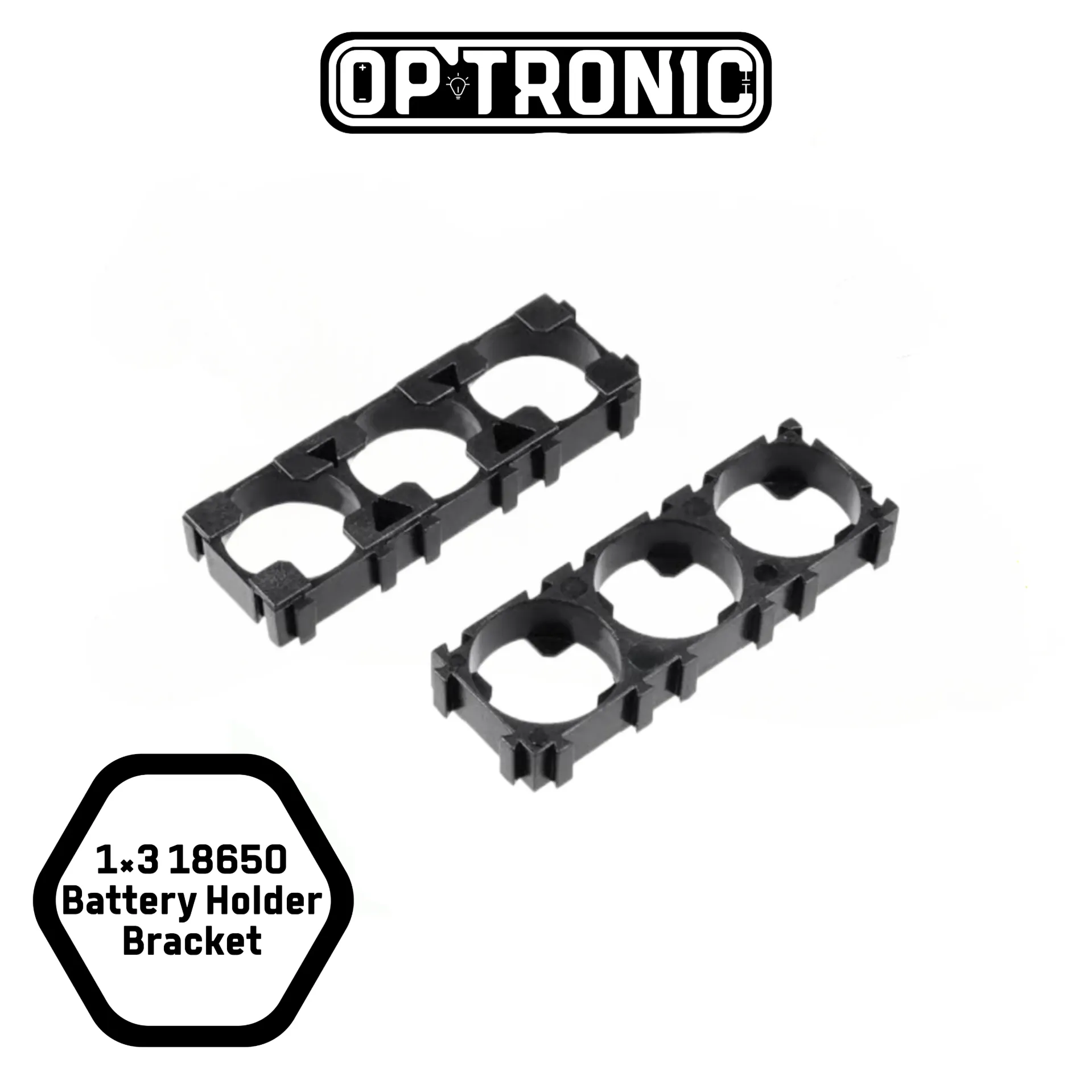 1×3 18650 Battery Holder Bracket