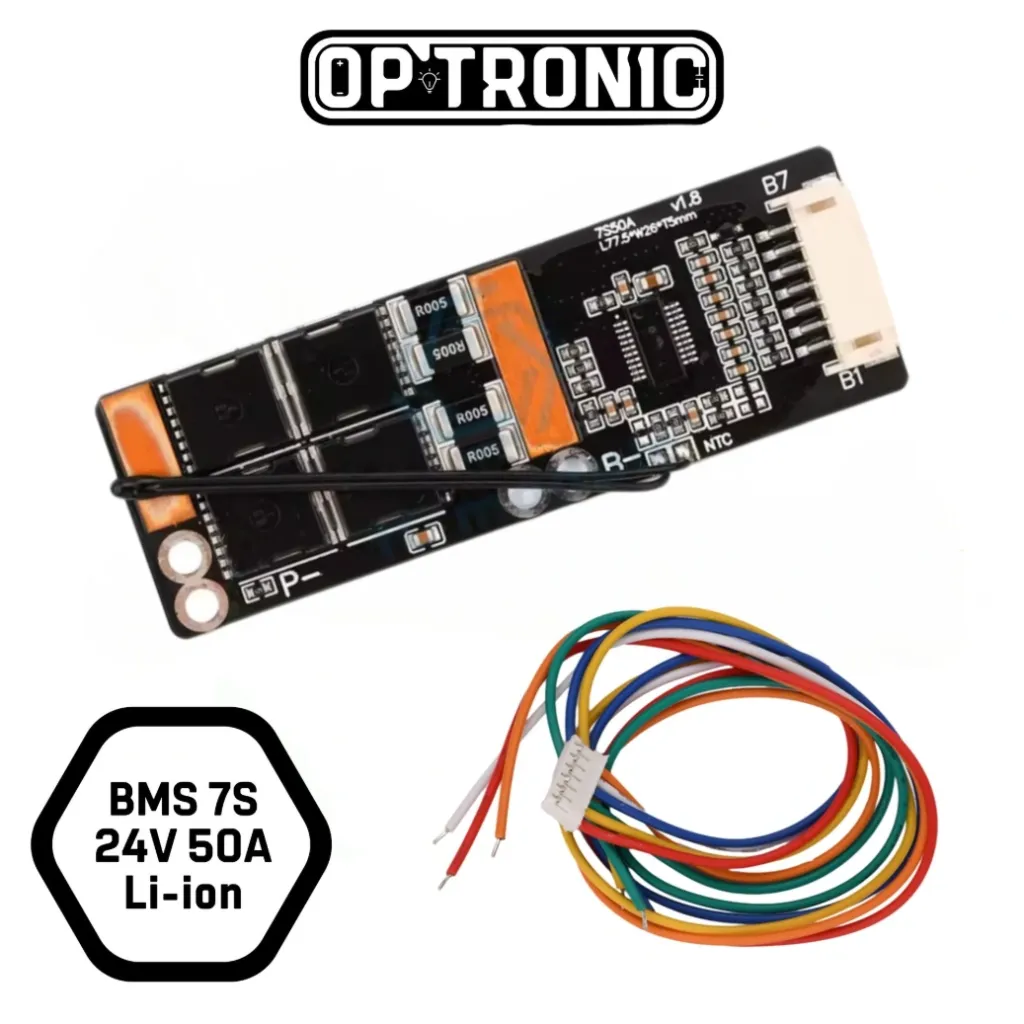 BMS 7S 24V 50A Li-ion