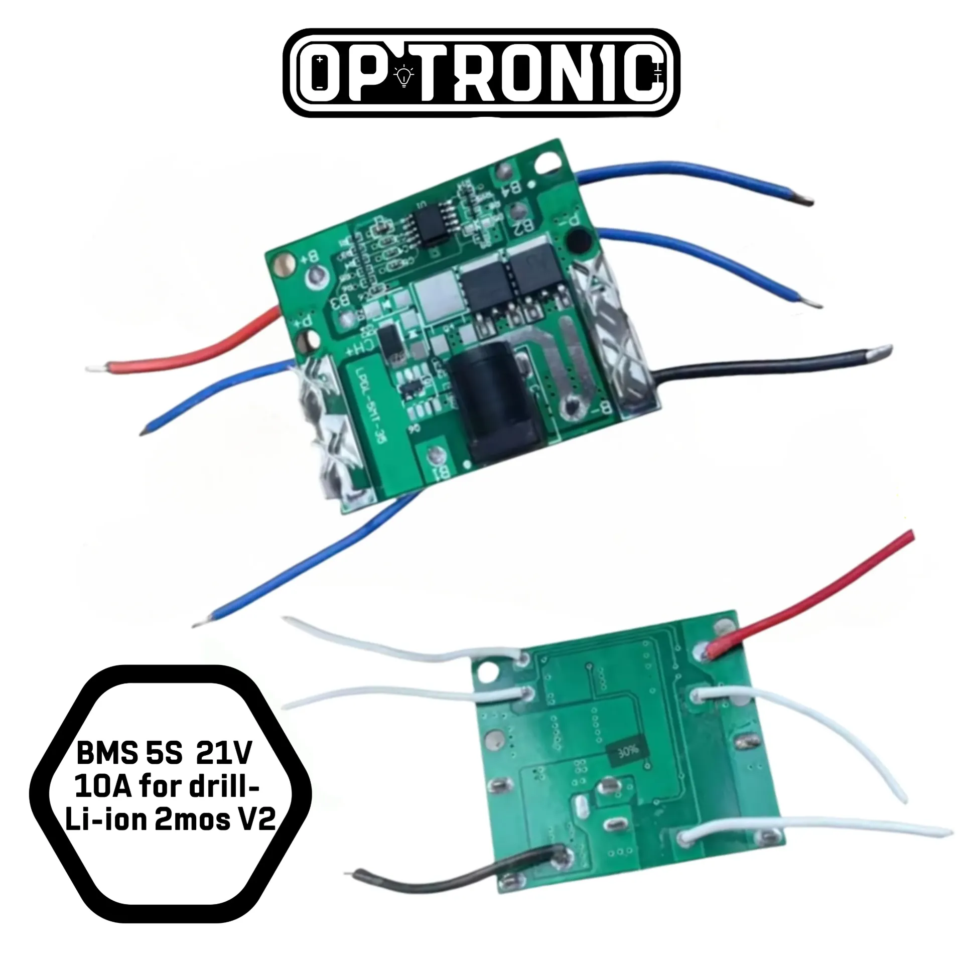 BMS 5S  21V  10A for drill- Li-ion 2mos V2