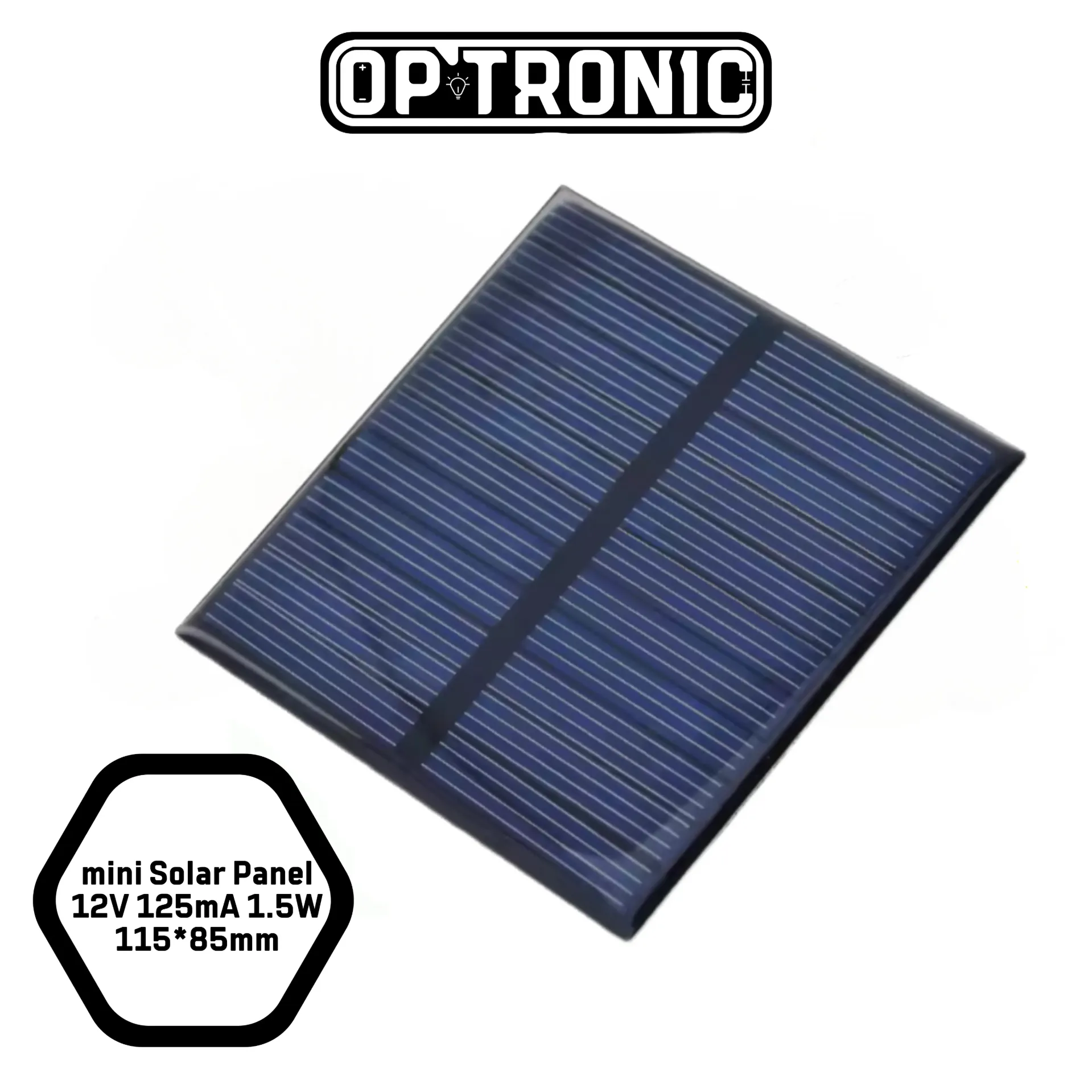 mini Solar Panel 12V 125mA 1.5W 115*85mm