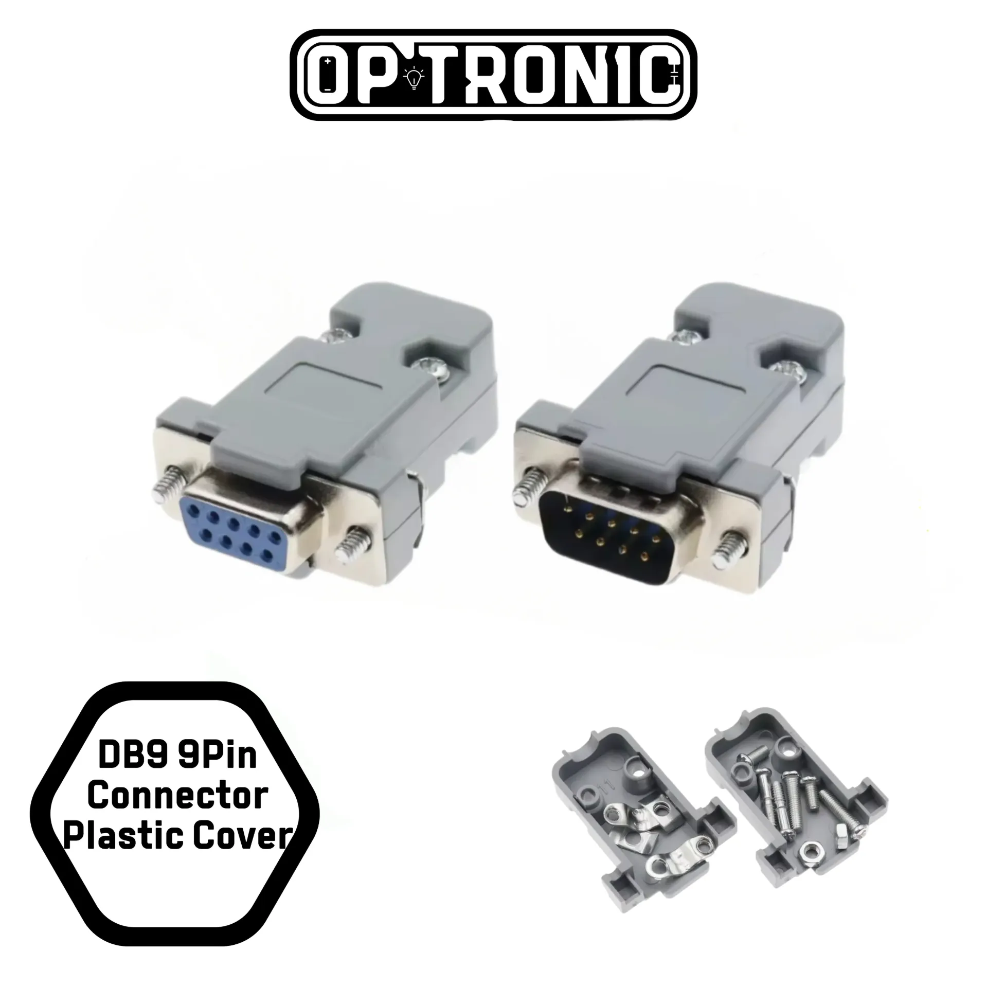 DB9 9Pin Connector Plastic Cover
