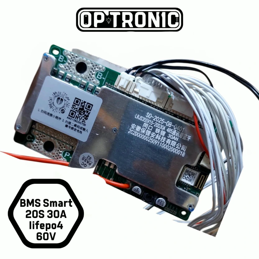 BMS Smart 20S 30A LiFePO4 -BT (Built-in Bluetooth)