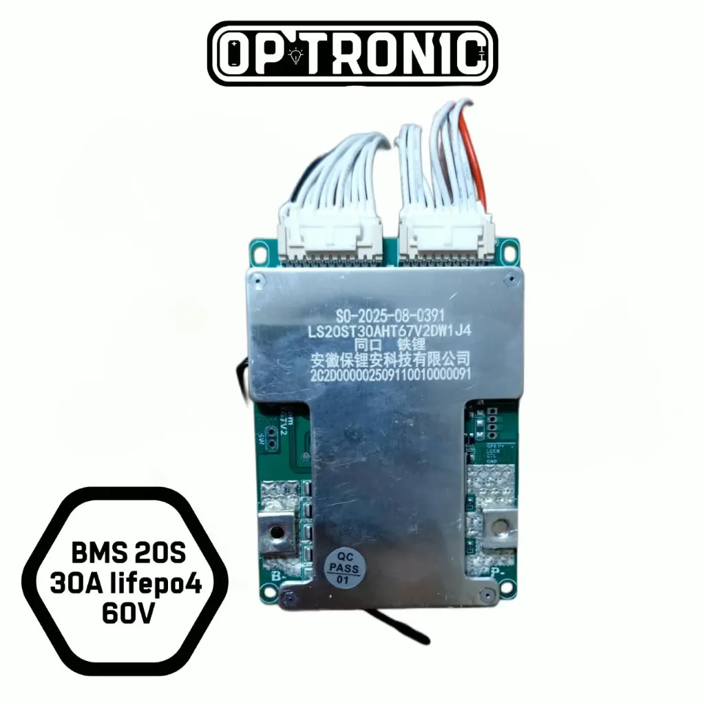 BMS 20S  60V  30A - LiFePO4