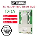 BMS Smart 3S-4S 120A (Li-ion - LiFePO4 )UART BT (Built-in Bluetooth) JBD (support car starting current) (Like-new)