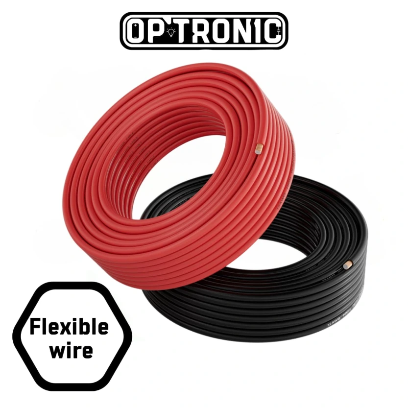 flexible wire Copper-Clad Aluminum plated 1.2mm 17AWG ( 1Meter) Red