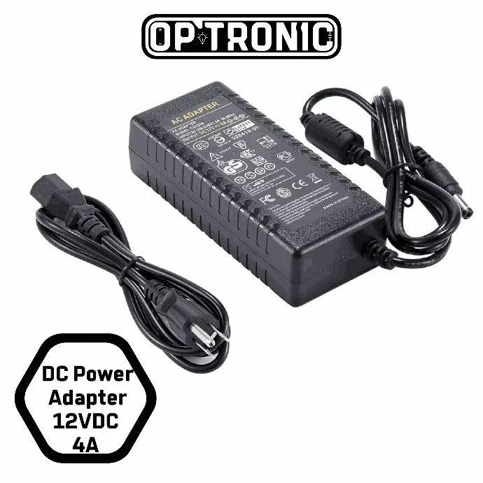 DC Power Adapter (12VDC – 4A) (original High Quality)