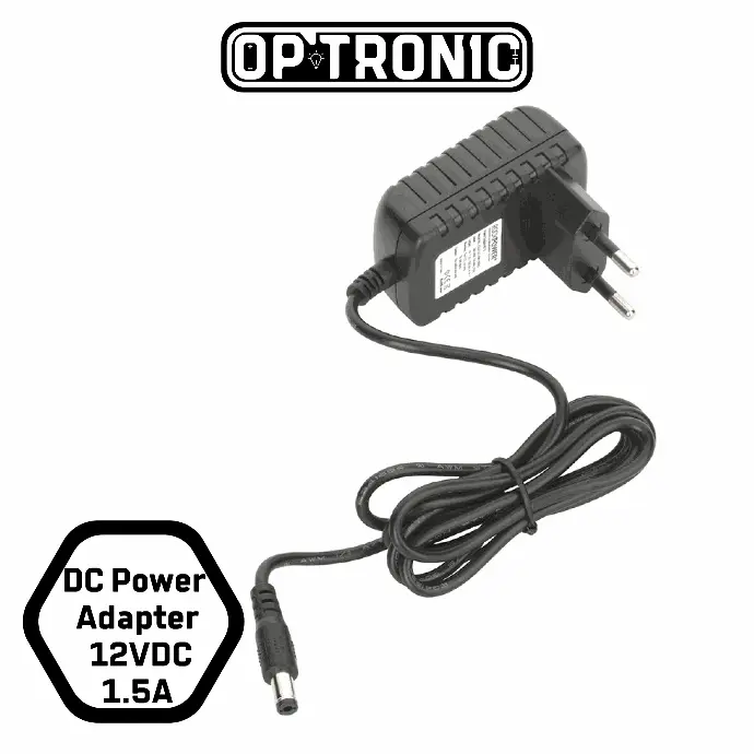 DC Power Adapter (12VDC – 1.5A) (original High Quality)