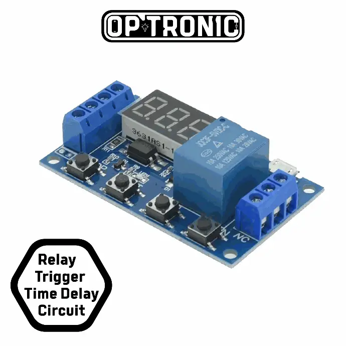 Relay Module Switch Trigger Time Delay Circuit