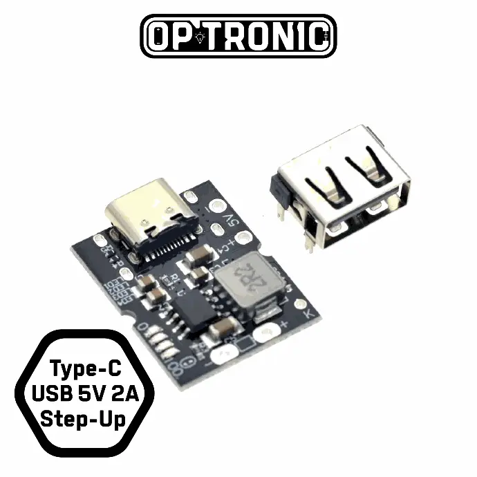 Type-C USB 5V 2A Step-Up Boost Converter with USB Charger power bank Module