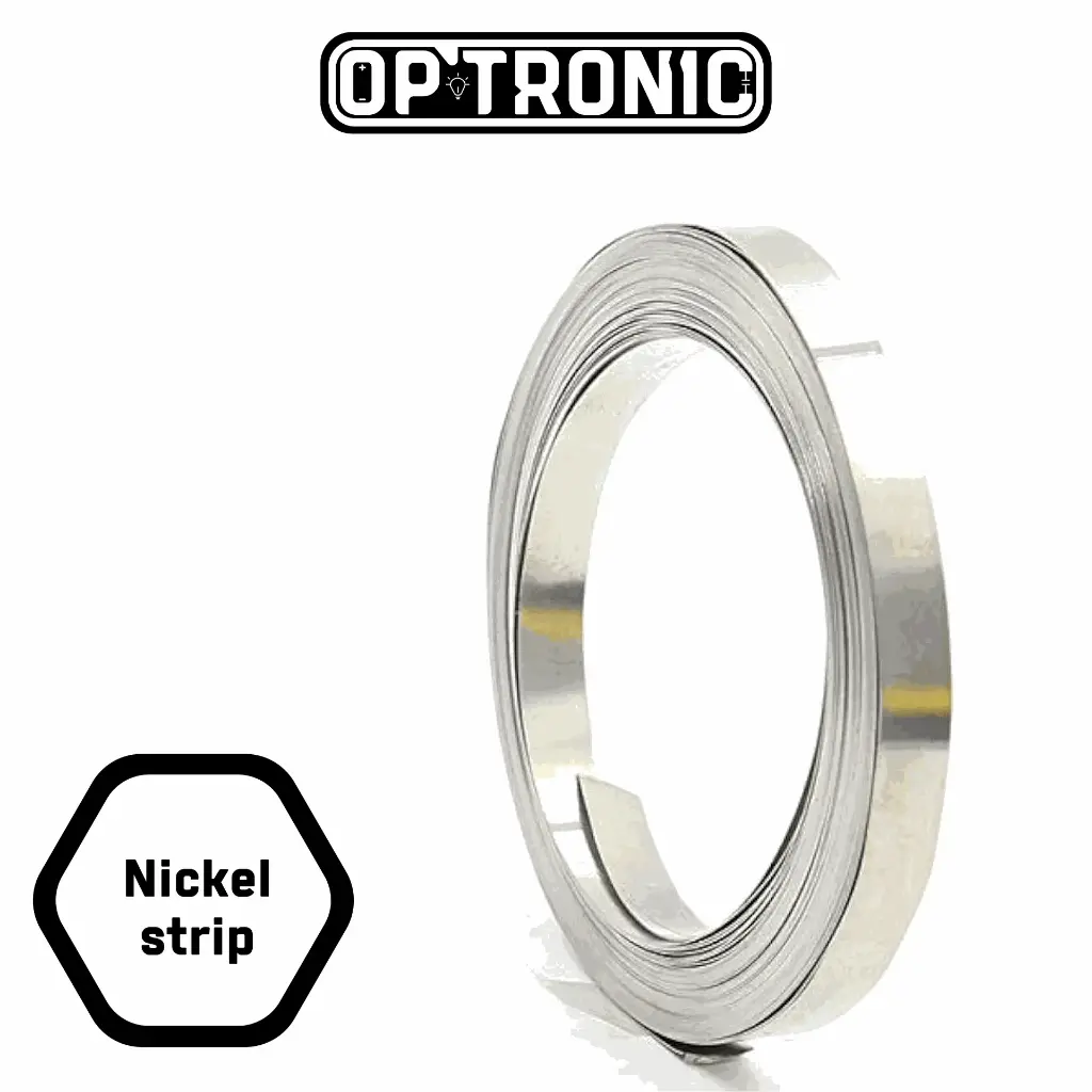 Plated Nickel Strip 0.15mm/8mm 1M