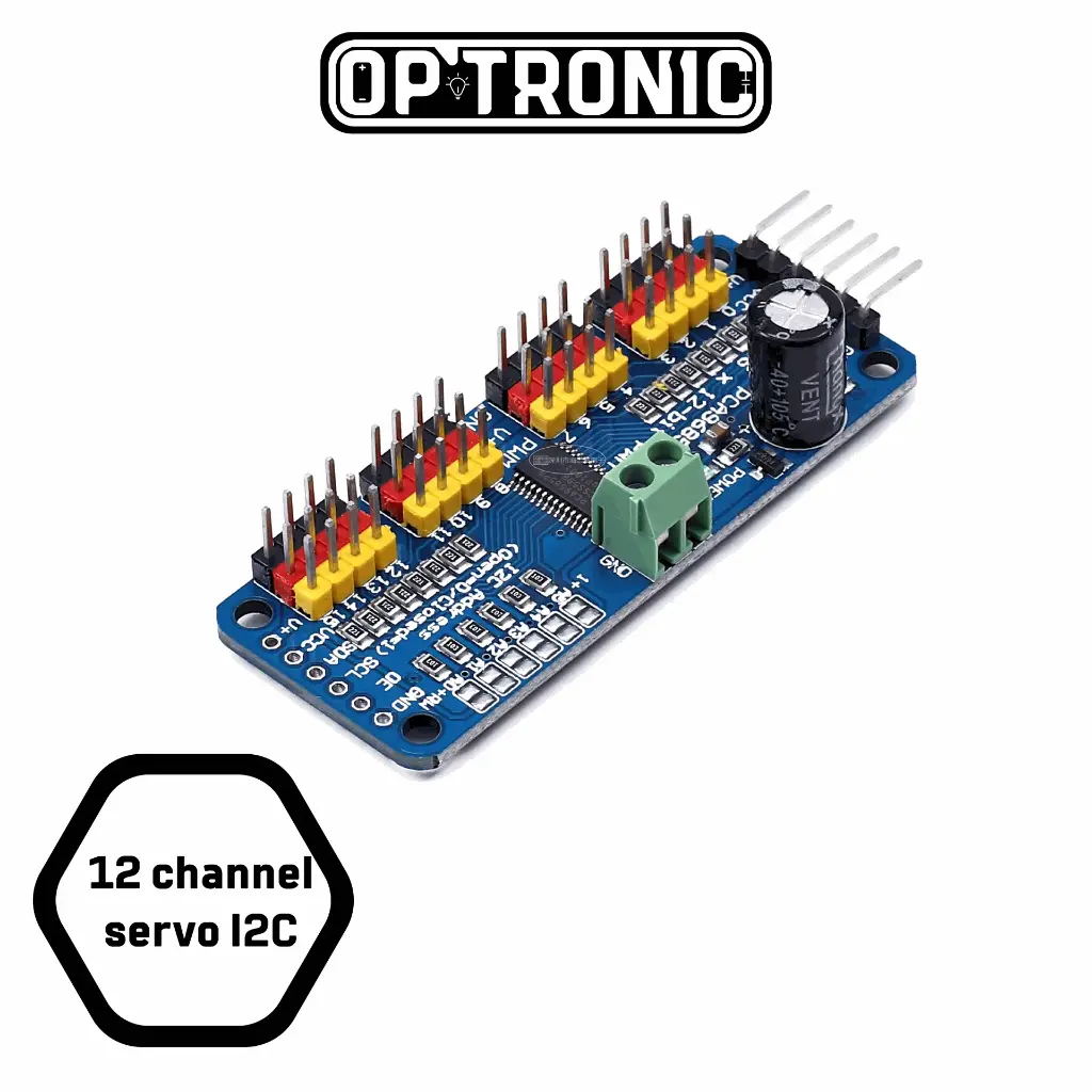 PCA9685 PWM Servo Motor Driver Module,16-Channel 12-bit