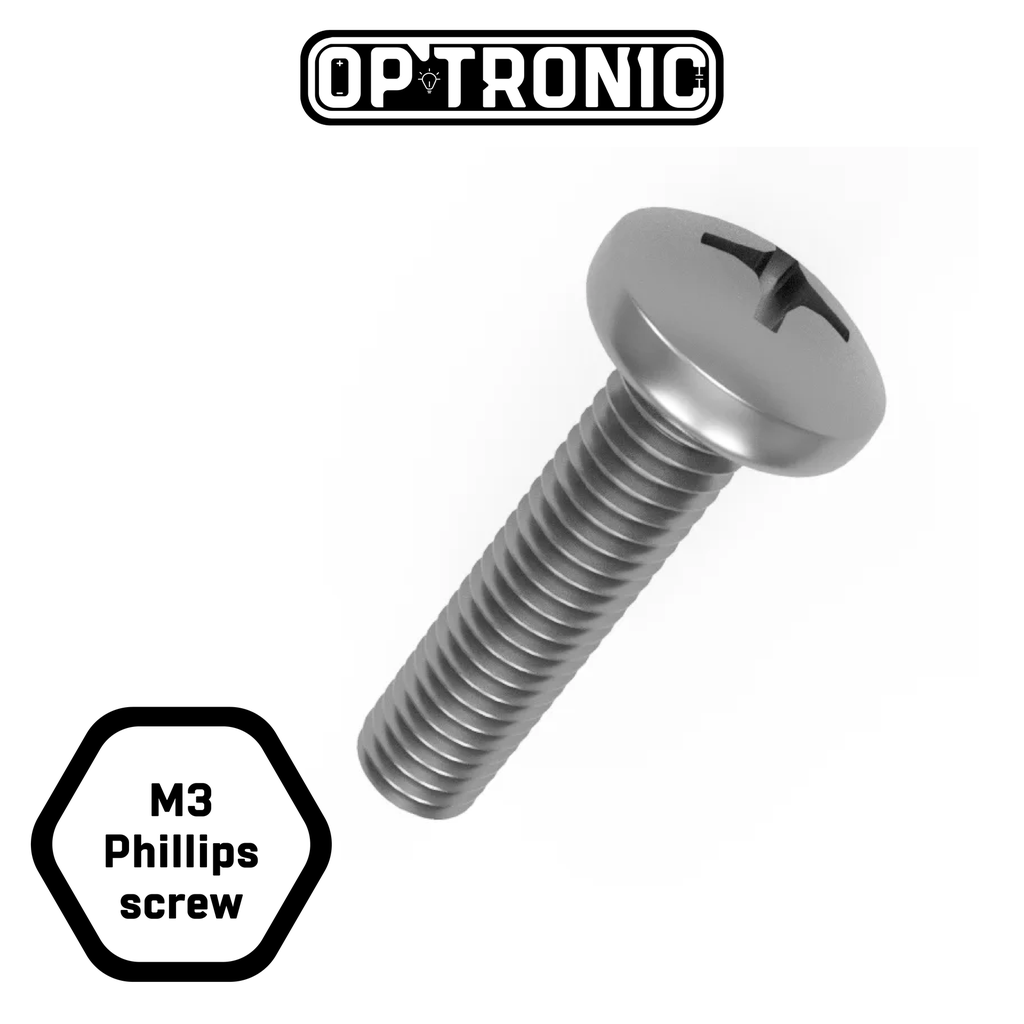 M3x10 Phillips Pan Head Screw (pack of 10)