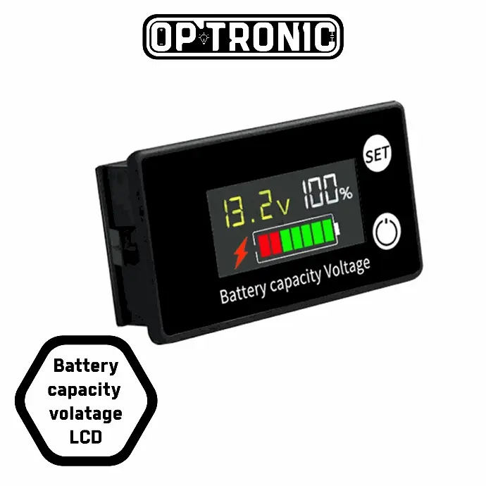 DC 8V-100V Battery Voltmeter Capacity Indicator 12V 36V 48V 72V Lead Acid Lithium LiFePO4 Car Motorcycle Voltmeter Voltage Gauge