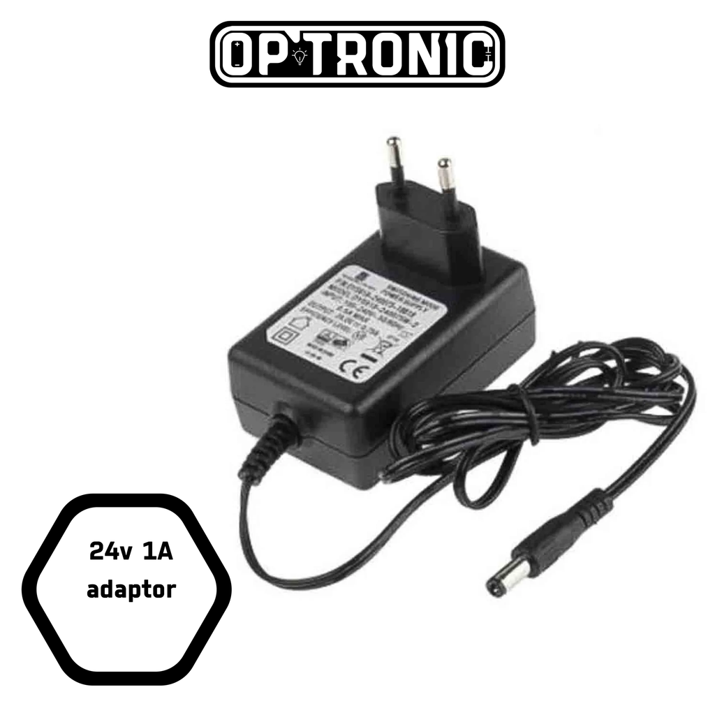 DC Power Adapter (24V – 1A)