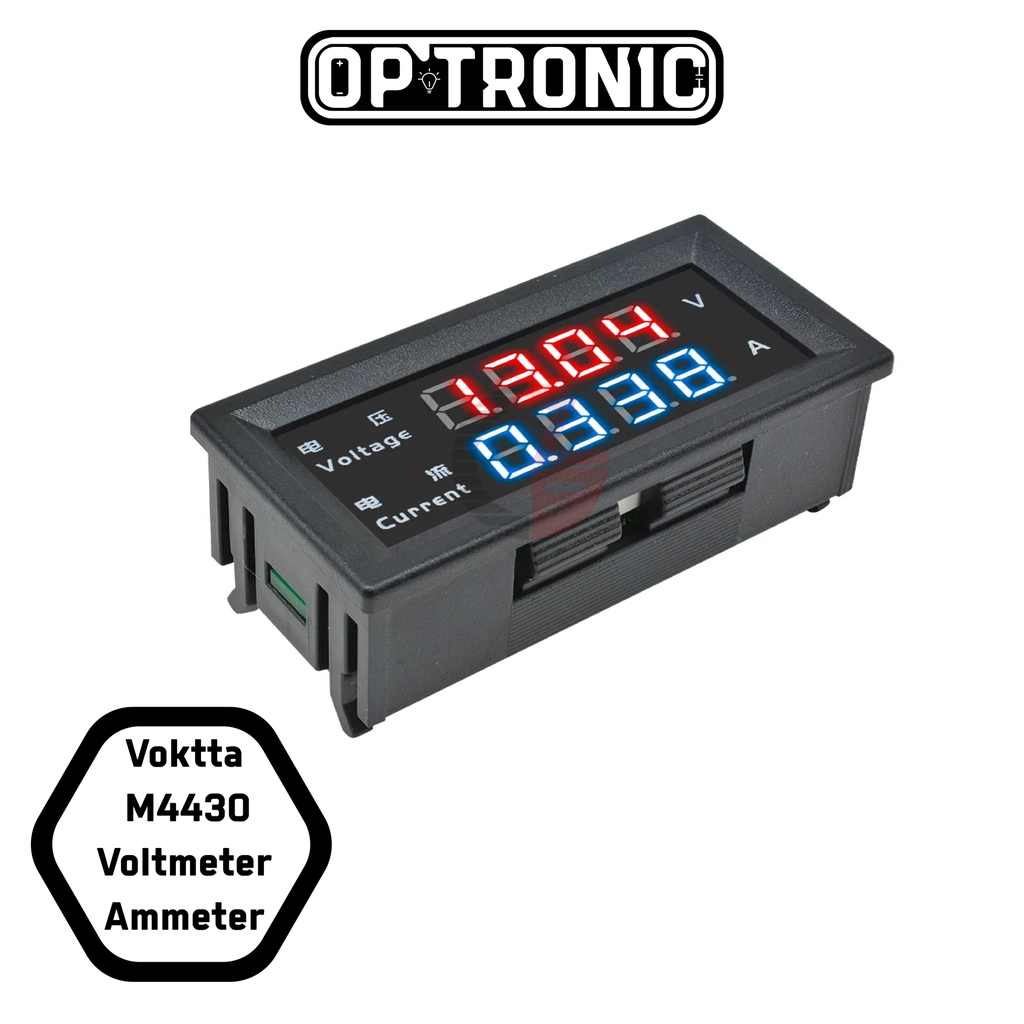 Voktta M4430 DC 200V 10A  Voltmeter Ammeter 0.28