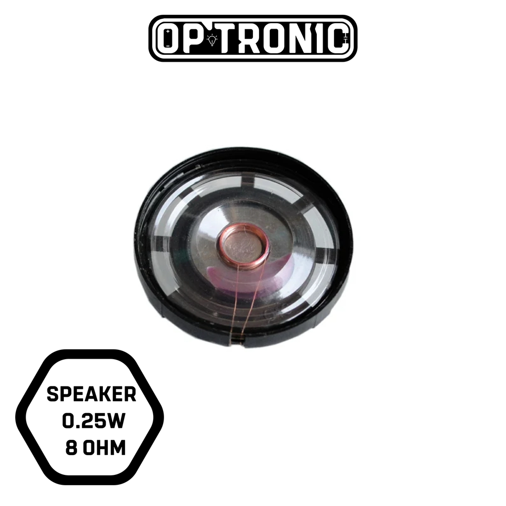 SMALL SPEAKER 0.25W 8 OHM (29mm)