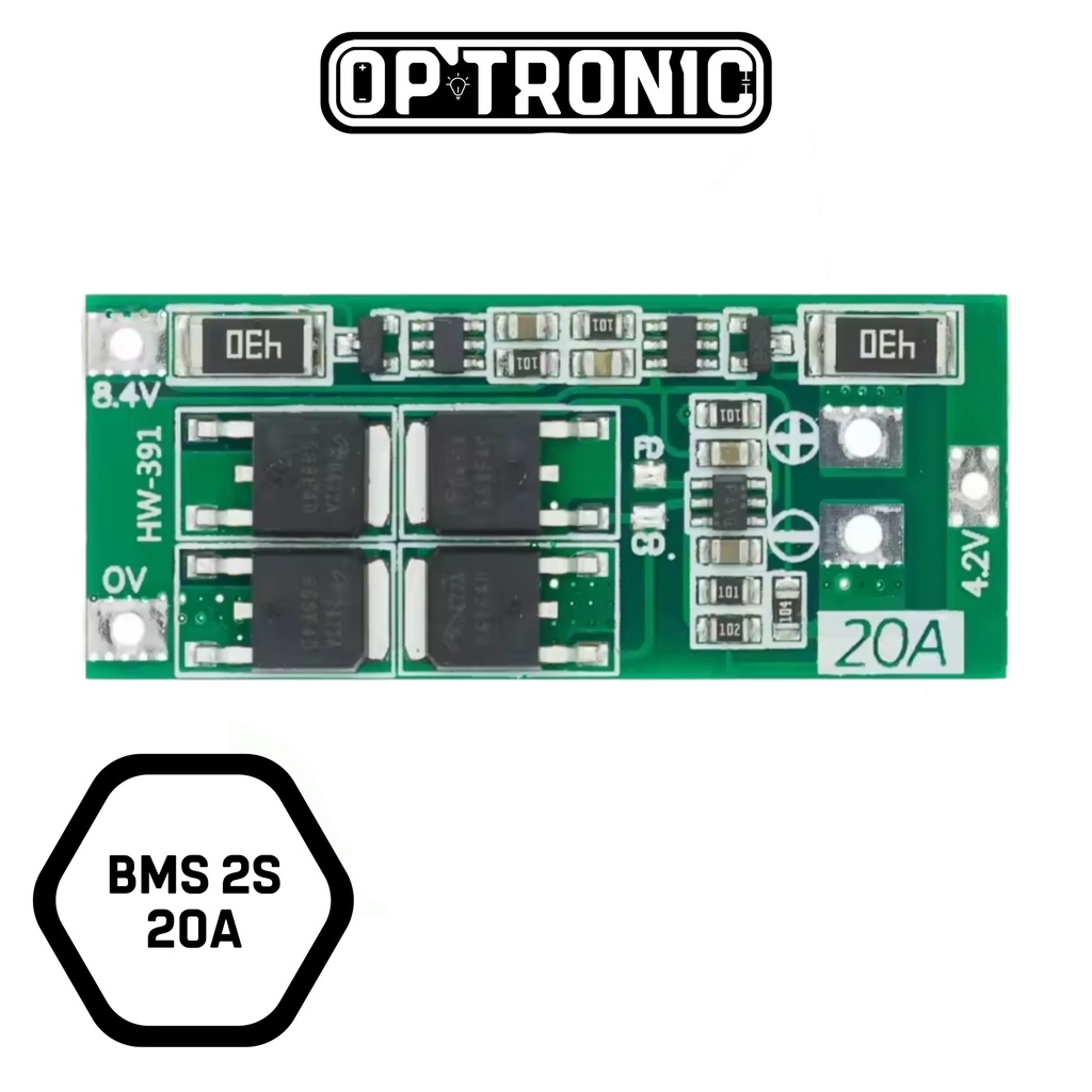 BMS 2S  8.4V  20A Li-ion