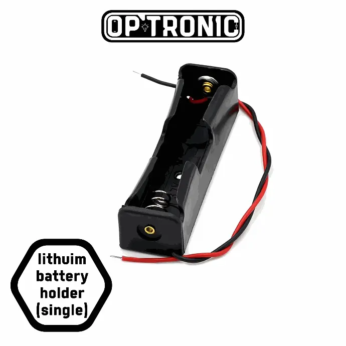 18650 single Battery Holder – 1 Cell 4.2V