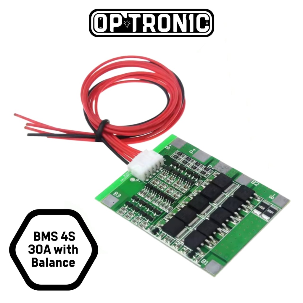 BMS 4S 30A 14.8V Li-ion with Balance