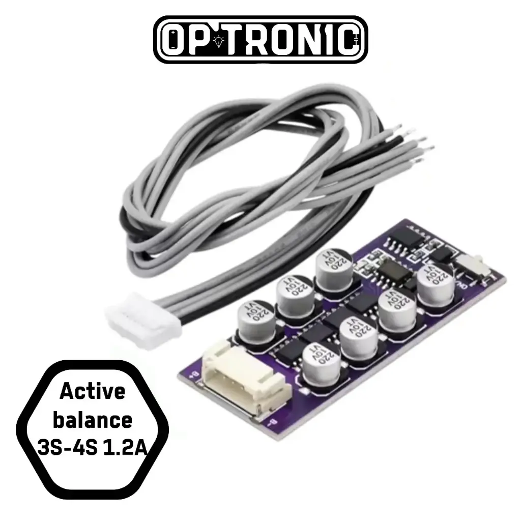 Active Equalizer Balancer Capacitive (Li-ion-Lifepo4)-  3-4S 1.2A
