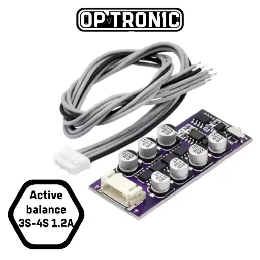 Active Equalizer Balancer Capacitive (Li-ion-Lifepo4)-  3-4S 1.2A