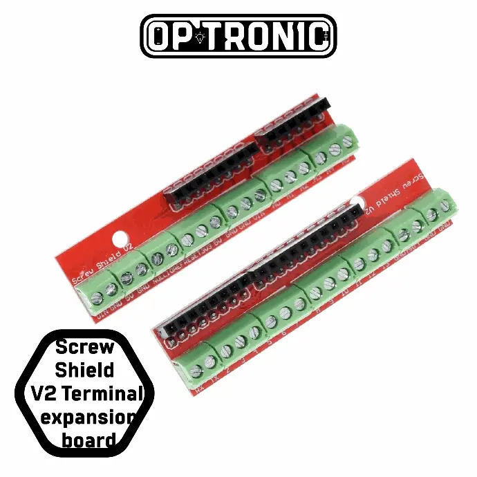 Screw Shield Terminal expansion board for arduino UNO R3 | OP-Tronic