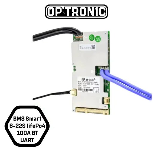 BMS Smart 6S-22S  100A  LiFePO4 -UART BT (Built-in Bluetooth) JBD