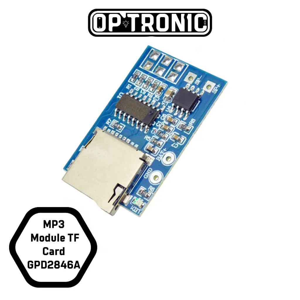 MP3 Player Module TF Card Module, GPD2846A | OP-Tronic