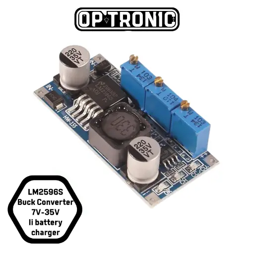 Buck Converter -step down Module LM2596S 7V-35V  CC/CV - li battery charger