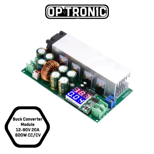 Buck Converter -step down Module with Voltage / Current Display 12-80V 20A 600W CC/CV