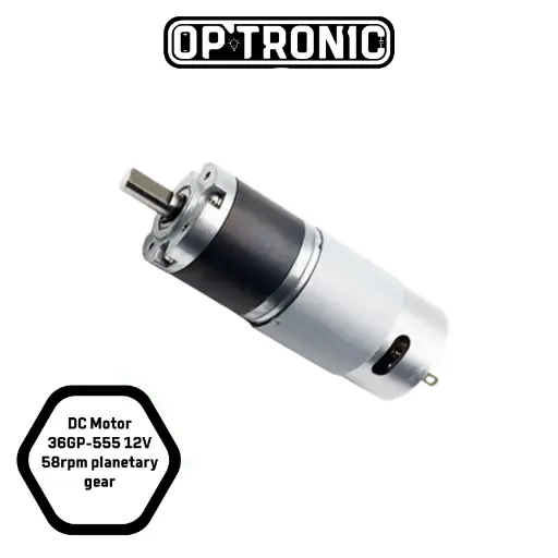 DC Motor 36GP-555 12V 58rpm planetary gear