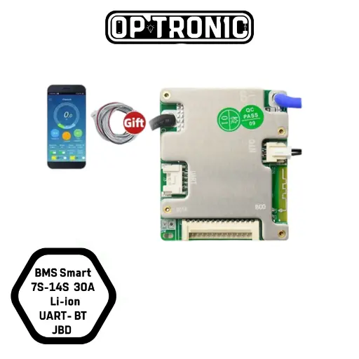 BMS Smart 7S-14S  30A  Li-ion-UART BT (Built-in Bluetooth) JBD