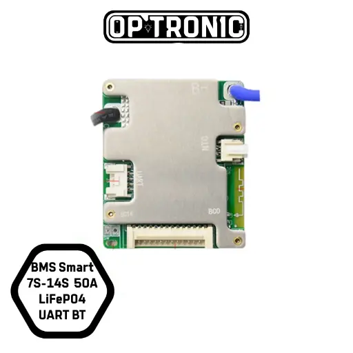 BMS Smart 7S-14S  50A  LiFePO4 -UART BT (Built-in Bluetooth) JBD