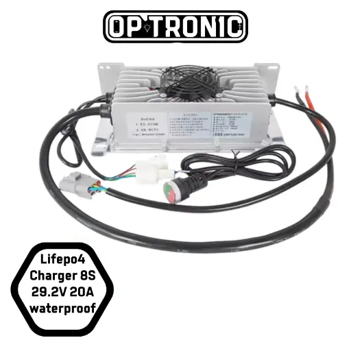 Lifepo4 Charger 8S 29.2V 20A Waterproof Metal casing High Quality