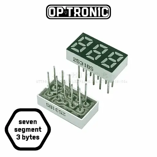 7 Segment (3X1) 0.56 In Com. Anode