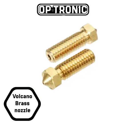 Volcano M6 3D printer brass nozzle 1.75mm/0.6mm