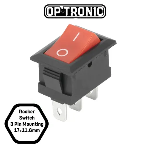 Rocker Switch SPDT 2 Position (3 Pins) 17×11.6mm